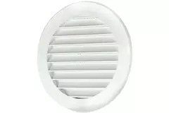 Grille à ailettes diamètre : 100 mm blanc - VR100