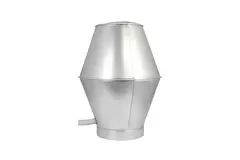 Capuchon déflecteur rond 315 mm sendzimir galvanisé