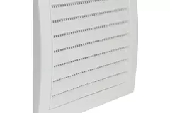 Grille murale 190 x 190 blanc - Ø 125 mm blanc - ND12