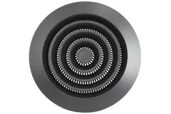 Grille de ventilation ronde grille Ø 100 mm anthracite - NGA100A