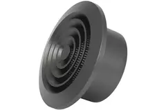 Grille de ventilation ronde grille Ø 100 mm anthracite - NGA100A