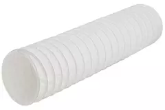 Gaine VMC 125 mm flexible en PVC blanc - 6 m