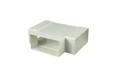 Té rectangulaire en plastique 110 x 55 - KT
