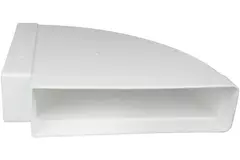 Coude horizontal rectangulaire en plastique à 90° 220x90mm - KLH29-90