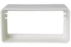 Connecteur rectangulaire en plastique 110 x 55 - KS