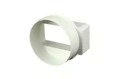 Réducteur rectangulaire en plastique Ø 100 mm - 110 x 55 - KSD1