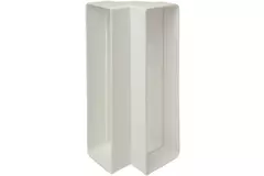 Coude vertical rectangulaire en plastique à 90° 220x90mm - KLV29-90