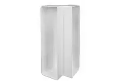 Coude vertical rectangulaire en plastique à 90° 220x90mm - KLV29-90
