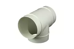 Diamètre du té rond en plastique : 100 mm AT100