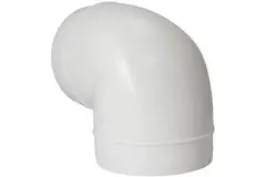 Diamètre du coude rond en plastique à 90° : 125 mm AL125-90