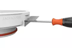 Ergovent bouche de ventilation sans cadre encastrable ronde 100 mm