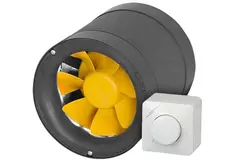 Ventilateur de gaines Ruck Etamaster avec moteur EC - 220 m³/h -Ø 125 mm + régulateur PWM