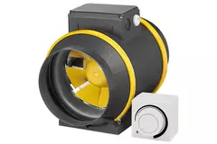 Ventilateur de gaines Ruck ETAMASTER avec moteur EC 780m³/h - Ø 150 mm + commande de potentiomètre 10 kO