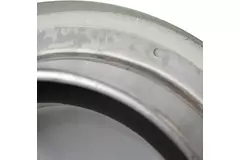 Bouche d'extraction en acier inoxydable Ø 100 mm avec douille de fixation - DVS100Y/1