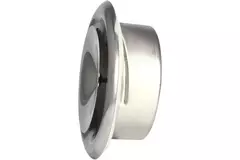 Bouche d'alimentation en acier inoxydable Ø 100 mm avec douille de fixation - DVS-PY100