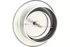 Bouche d'extraction en acier inoxydable Ø 100 mm avec douille de fixation - DVS100Y/1