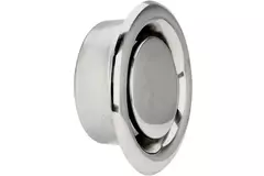Bouche d'extraction en acier inoxydable Ø 100 mm avec douille de fixation - DVS100Y/1