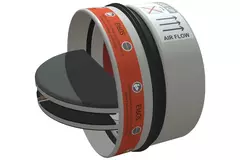 Clapet coupe-feu rond 160 résistant au feu et à la fumée (vanne papillon) SC60-COSMO-160