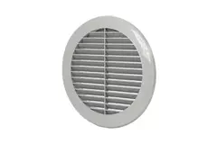 Grille à ailettes diamètre : 150 mm gris - VR150P