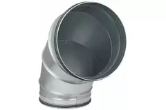 Coude spiralé rond 90° Ø 315 mm pour conduit rigide galvanisé