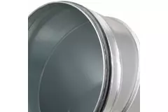 Coude spiralé rond 90° Ø 315 mm pour conduit rigide galvanisé