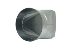 Adaptateur 220x80 mm au diamètre 125 mm pour gaine