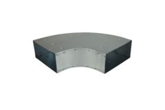 Coude à 90 degrés 220x80 mm horizontal pour gaine