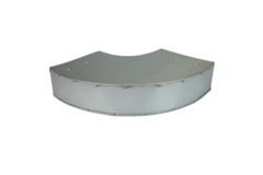 Coude à 90 degrés 220x80 mm horizontal pour gaine