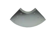 Coude à 90 degrés 220x80 mm horizontal pour gaine
