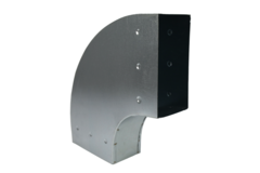 Coude à 90 degrés 220x80 mm horizontal pour gaine