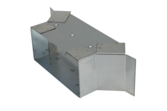 Raccordement latéral 220x80 mm pour tuyau d'évacuation des fumées