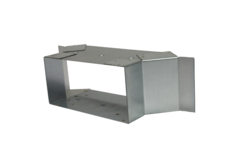 Raccordement latéral 220x80 mm pour tuyau d'évacuation des fumées