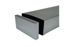 Couvercle 300x80 pour gaine plate galvanisée