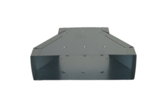 Réducteur de  300 x 80 mm à 220 x 80 mm pour gaines plates galvanisées