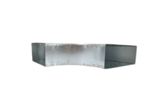 Pièce en T 90 degrés 220x80 mm - 220x80 mm pour gaine
