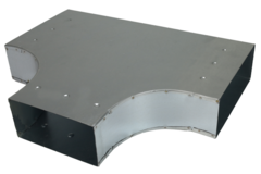 T-Stück 90 Grad 300x80 - 300x80 für Rohrleitungen