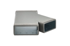 Thermoduct Pièce en T 45 degrés 220x80 - 170x80 pour gaine