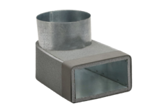 Coude Thermoduct 170mm x 80mm au diamètre 160 mm pour gaine
