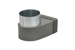 Coude Thermoduct 170mm x 80mm au diamètre 160 mm pour gaine