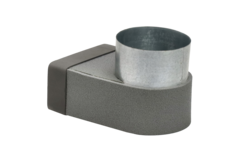 Coude Thermoduct 170mm x 80mm au diamètre 160 mm pour gaine