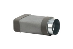 Réducteur de thermoduc 170x80 au diamètre 125 mm pour gaine