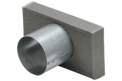 Couvercle de thermoduc 170x80 avec diamètre de raccordement 80 mm pour gaine