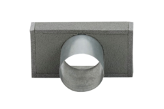 Couvercle de thermoduc 170x80 avec diamètre de raccordement 80 mm pour gaine