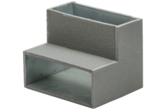 Thermoduct Einlaufbogen 90 Grad 220x80 mm vertikal