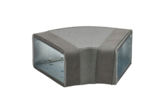 Thermoduc coude 45 degrés 170x80 horizontal pour gaine