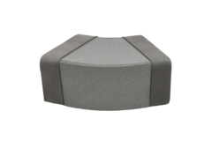 Thermoduc coude 45 degrés 170x80 horizontal pour gaine