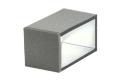 Thermoduct-Anschluss, 220x80 mm, L=100 mm