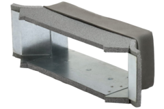 Raccord latéral isolé 90 degrés 220mm x 80 mm