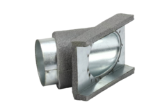 Thermoduct Déviation de 45 degrés 80 mm