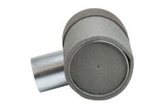 Thermoduct-Schott Durchmesser 125 mm H=80 mm einfach mit Loch für Tunnelbau